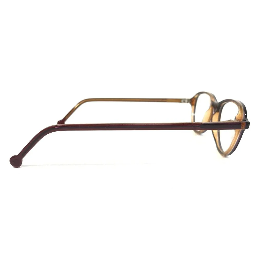 Vintage la Eyeworks Eyeglasses Frames BUBBLE 259 Transp Purple Brown 47-17-135